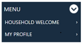 Menu with My Profile
