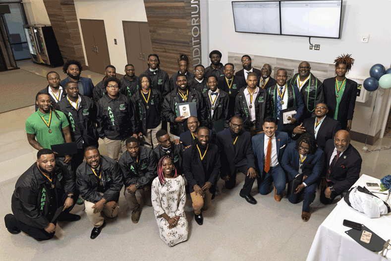 Photos of AAMSI students